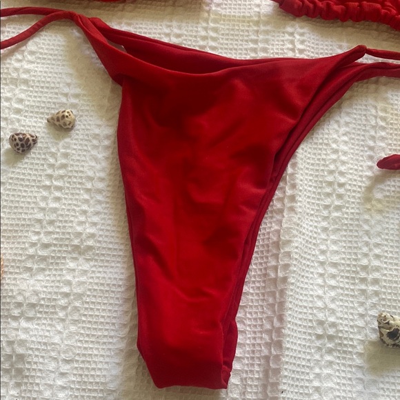 Red Triangle Bikini Set - Picture 2 of 4